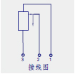 KTF滑块式直线位移传感器(电子尺)接线图 KTF滑块式直线位移传感器(电子尺)接线图
